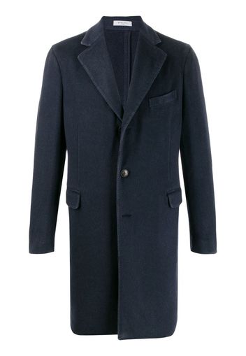 single-breasted cashmere coat