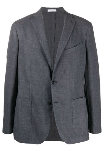 Blazer monopetto con applicazione