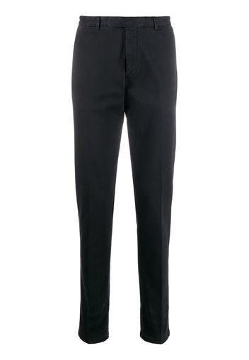 flat front slim-fit chinos