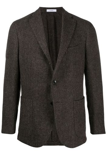 herringbone wool blazer