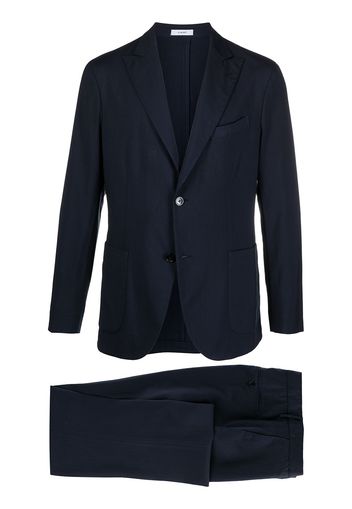 Boglioli single-breasted virgin wool suit - Blu