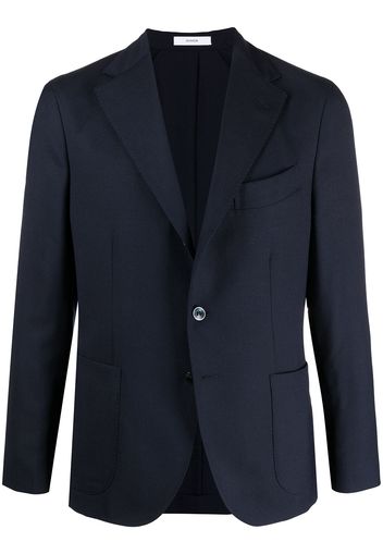 Boglioli fitted single-breasted blazer - Blu