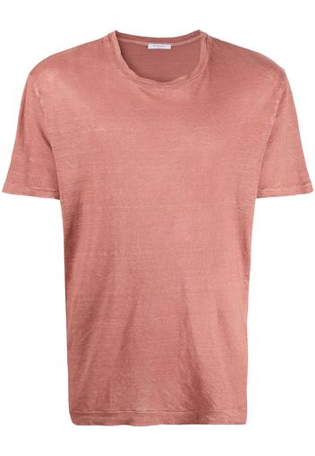 Boglioli short-sleeved linen T-shirt - Rosso