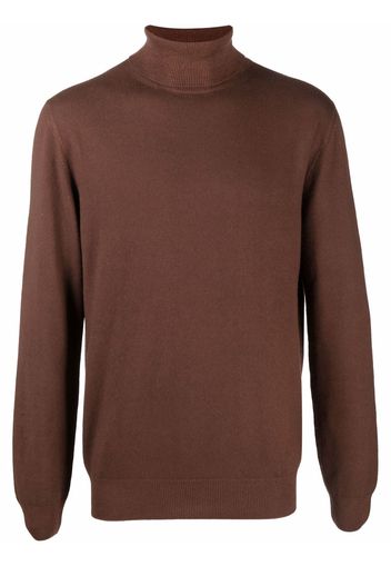 Boglioli roll-neck cashmere jumper - Marrone