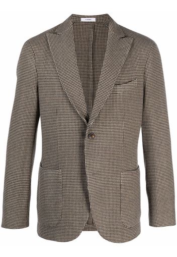 Boglioli houndstooth single-breasted blazer - Toni neutri