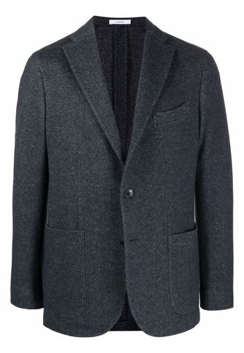 Boglioli single-breasted wool-blend blazer - Blu