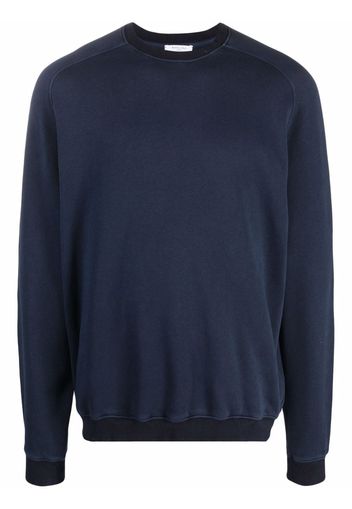 Boglioli rib-trimmed cotton sweatshirt - Blu