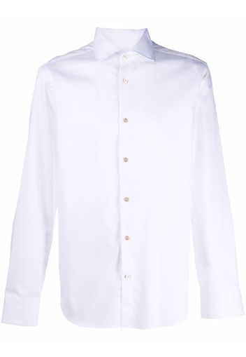 Boglioli plain button-down shirt - Bianco