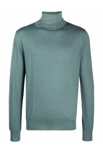 Boglioli wool turtleneck jumper - Verde