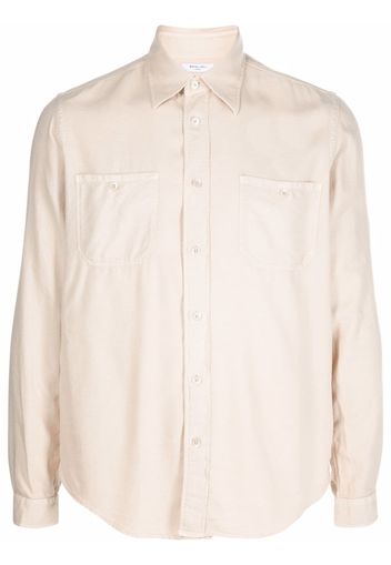 Boglioli chest-pocket point-collar shirt - Toni neutri