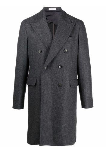 Boglioli double breasted mid-length coat - Grigio