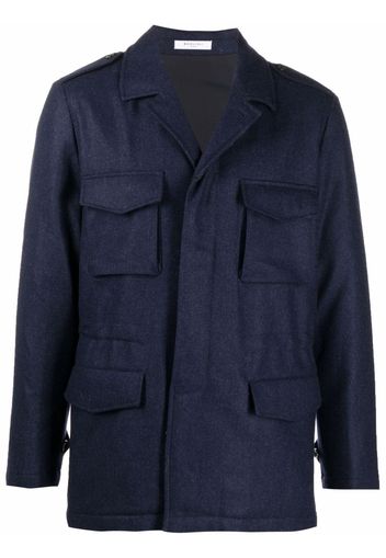Boglioli concealed wool jacket - Blu