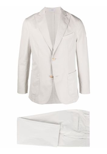 Boglioli single-breasted cotton suit - Toni neutri