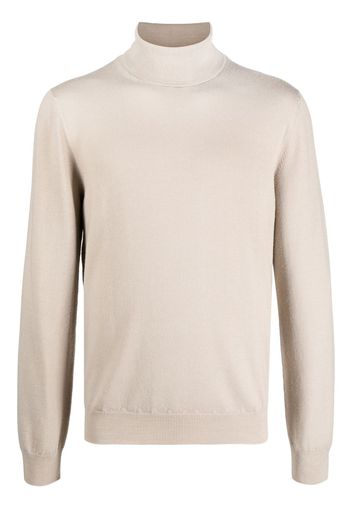 Boglioli roll-neck virgin wool jumper - Toni neutri