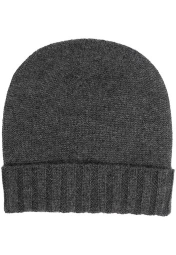 Boglioli ribbed-edge beanie - Grigio