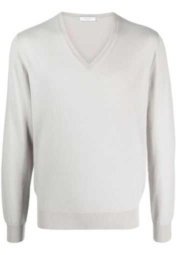 Boglioli cashmere V-neck jumper - Grigio