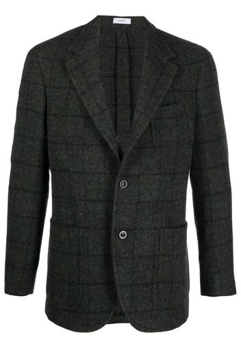 Boglioli check-pattern single-breasted blazer - Verde