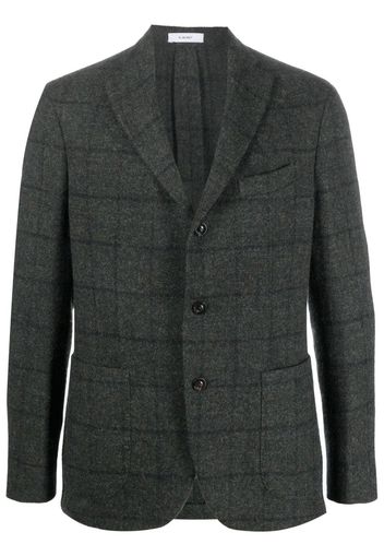 Boglioli check virgin-wool blazer - Verde