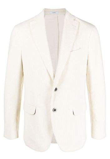 Boglioli cotton single-breasted blazer - Bianco