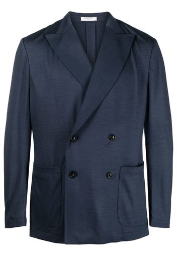 Boglioli virgin-wool double-breasted blazer - Blu