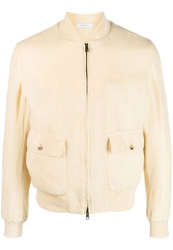 Boglioli zip-up bomber jacket - Giallo