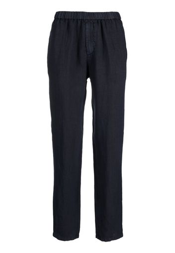 Boglioli straight-leg linen trousers - Blu