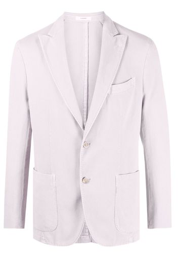 Boglioli single-breasted textured blazer - Viola