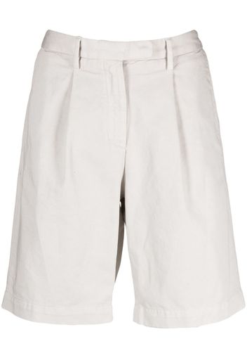 Boglioli cotton blend knee-length shorts - Grigio