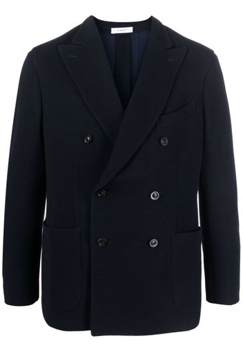 Boglioli double-breasted buttoned blazer - Blu