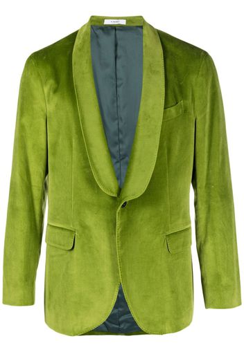 Boglioli K-jacket velvet-finish blazer - Verde