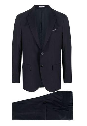 Boglioli single-breasted virgin-wool suit - Blu