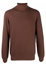 Boglioli roll-neck cashmere jumper - Marrone