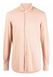 Boglioli long-sleeve slim shirt - Rosa