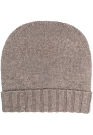 Boglioli ribbed-edge beanie - Marrone