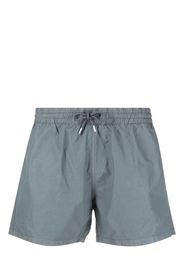 Boglioli drawstring-waistband cotton swim shorts - Grigio