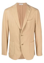 Boglioli notched-lapels single-breasted blazer - Toni neutri