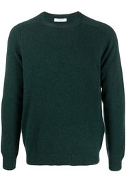 Boglioli ribbed-trim cashmere jumper - Verde