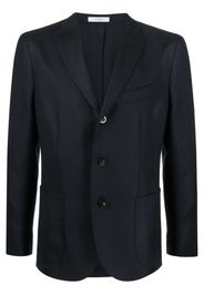 Boglioli single-breasted virgin wool blazer - Blu