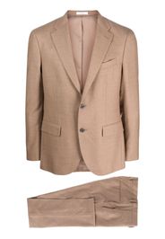 Boglioli notched-lapel single-breasted suit - Marrone