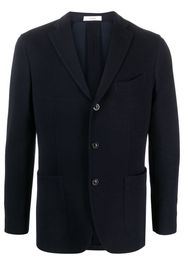 Boglioli single-breasted knitted blazer - Blu