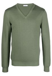 Boglioli V-neck virgin wool jumper - Verde