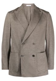 Boglioli peak-lapel double-breasted blazer - Marrone