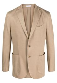 Boglioli notched-lapel single-breasted blazer - Toni neutri