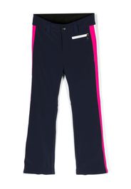 Bogner Kids embroidered-logo ski trousers - Blu