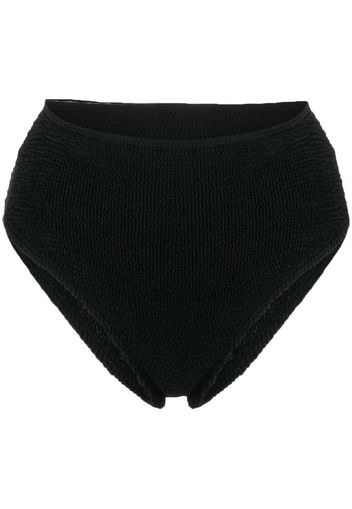 Bond-eye Slip bikini a vita alta - Nero