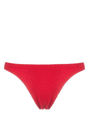 Bond-eye Bound seersucker bikini bottoms - Rosso