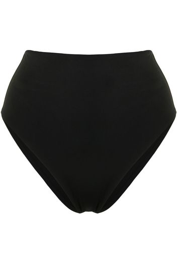 BONDI BORN Slip bikini a vita alta Poppy - Nero