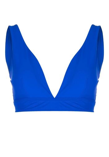 BONDI BORN V-neck bikini top - Blu