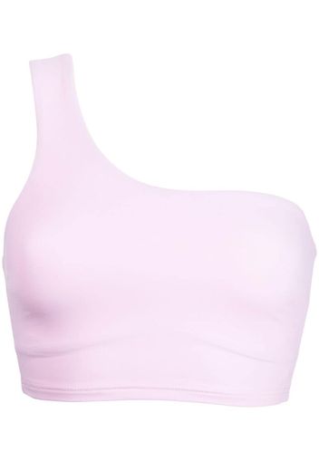 BONDI BORN Top bikini Ollie monospalla - Rosa