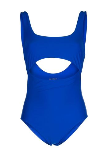 BONDI BORN Cleo cut-out one-piece - Blu